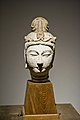 Granite head of bodhisattva. Unified Silla dynasty, South Korea.