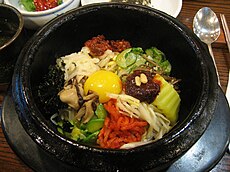 Korean Bibimbap for Hillary for lunch