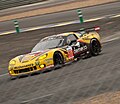 Die Corvette C6.R der GTE-Am-Kategorie beim 24-Stunden-Rennen von Le Mans 2011.