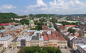 Lviv - Conjunto del centro histórico