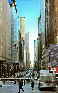 Madison Avenue, looking north from 40th Street