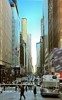 Madison Avenue, pohled ze severní 40. ulice