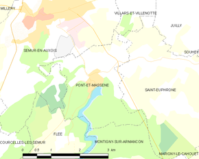 Poziția localității Pont-et-Massène