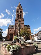 Église protestante (1873-1927), place du Marché.