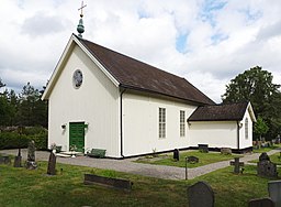 Muskö kyrka i augusti 2017