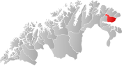 Vadsø within Troms og Finnmark