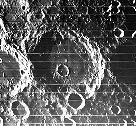 Снимок зонда Lunar Orbiter - V.