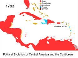Политическая эволюция Центральной Америки и Карибского бассейна 1783 na.png