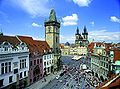 Old Town Square featuring Church of Our Lady before Týn and Old Town City Hall with Prague Orloj