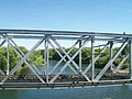 Ponte ferroviaria que une as provincias de Neuquén e Río Negro.