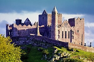 The Rock of Cashel in Ireland pictured in the ...