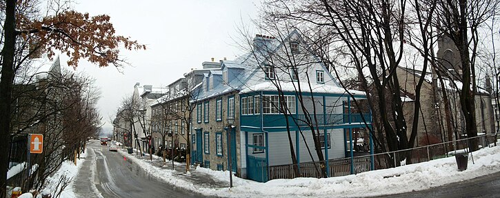 Maison à l'angle de la rue d'Auteuil et de l'avenue Sainte-Geneviève, Vieux-Québec