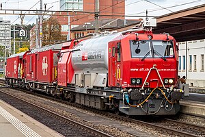 SBB firefighting train