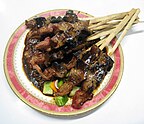 Sate makanan khas indonesia