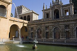 Estanque de Mercurio, Reales Alcázares de Sevilla.