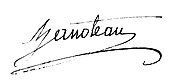 signature d'Antoine-Bernard Hanoteau