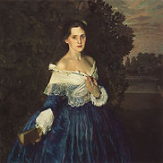 Lady in bleu, 1897