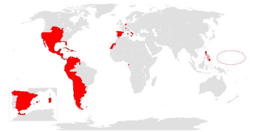 All territories that were once component of a Spanish Empire