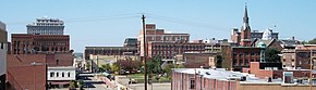 Another view of the downtown in 2006 St Joseph Missouri skyline.jpg