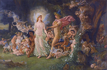 Study for The Quarrel of Oberon and Titania by Joseph Noel Paton