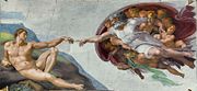Michelangelo, Criação de Adão, 1511