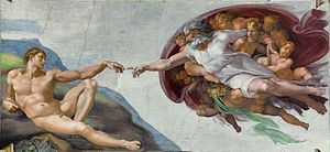 300px The Creation of Adam Science and our Future