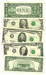 A US Currency Federal Reserve