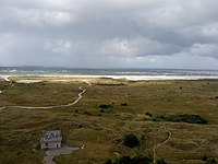 Uitzicht op het strand