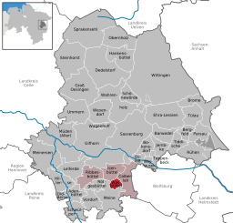 Läget för kommunen Wasbüttel i Landkreis Gifhorn