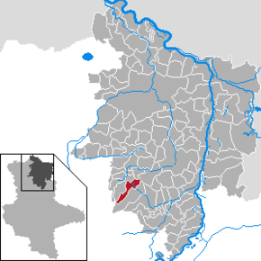 Location of Wittenmoor within Stendal district