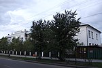 Здание школы № 4, где в годы Великой Отечественной войны размещался эвакогоспиталь № 939