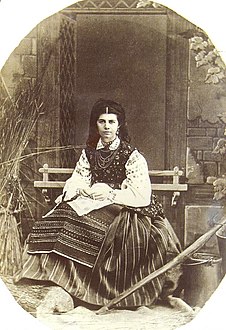 Олена Пчілка у волинському строї. 1875 рік