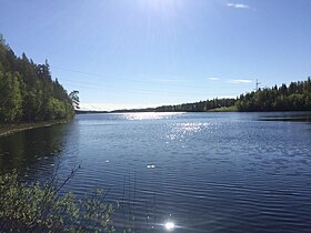 Северо-западная оконечность водоёма