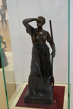 Paysanne à la fourche (1906), bronze, Minsk, musée national des Beaux-Arts de Biélorussie.