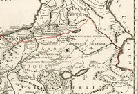 Восточная Армения (Armenia orientalis) на карте 1740 года