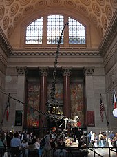 The Theodore Roosevelt Memorial Hall is the main ticketing lobby. American Natural History Museum 467821248 0f115644b4.jpg