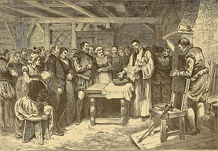 The Baptism of Virginia Dare, from American Art by Walter Montgomery