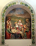 «Պիետա» 1515-1520 թվականներին Տերակոտա, նկարչություն շրջանակ՝ մայոլիկա Բուգլիոնիի արհեստանոցից։ Սուրբ Արվեստի թանգարան Սան Ֆրանչեսկոյում, Գրիվը Չիանտիում