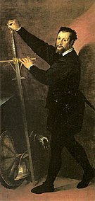 Bartolomeo Passarotti, Portrait of a man with a sword, 1565–1570