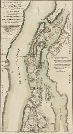 Battle map BattleOfFortWashingtonMapBySauthier.jpg