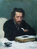 Portrait par Ilia Répine (1884).