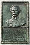 Bronze relief portrait of Major Samuel Lockett, erected March 1, 1910