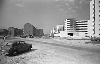 Forstenrieder Allee und Schaffhauser Straße zur Bauzeit