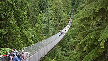 Подвесной мост Капилано, Ванкувер, Канада (июль 2016 г.) 1.jpg