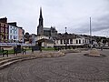 Cobh Cathedral towering above the town centre
