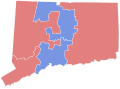 Results for the 2014 Connecticut State Treasurer election by congressional district.