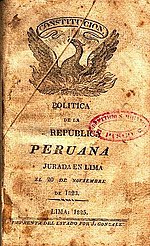 Miniatura para Constitución Política de la República Peruana de 1823