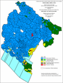 Struktura fetare e Malit të Zi sipas vendbanimeve 1991