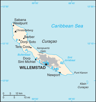 Mapa Curaçao