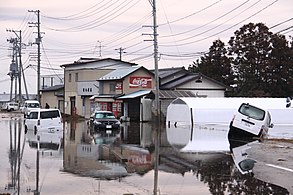 Tsunamin aiheuttama tulva vuonna 2011